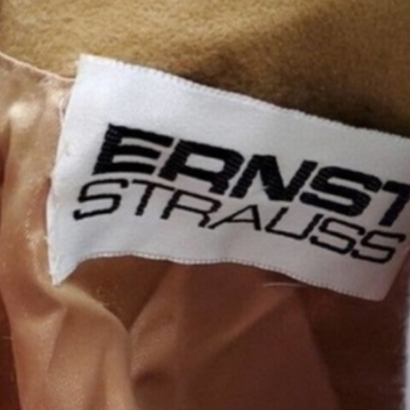 ERNST Strauss vintage ultra Suade coat with fur collar - Picture 6 of 6